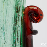 edg enzo de gasperi edg enzo de gasperi vaso corinto coppa h 35 cm l 225 cm l 18 cm vetro green ean 8059824456328