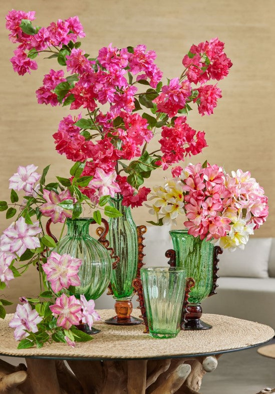 edg enzo de gasperi edg enzo de gasperi vaso corinto sfera h 42 cm l 31 cm l 25 cm vetro green ean 8059824456281