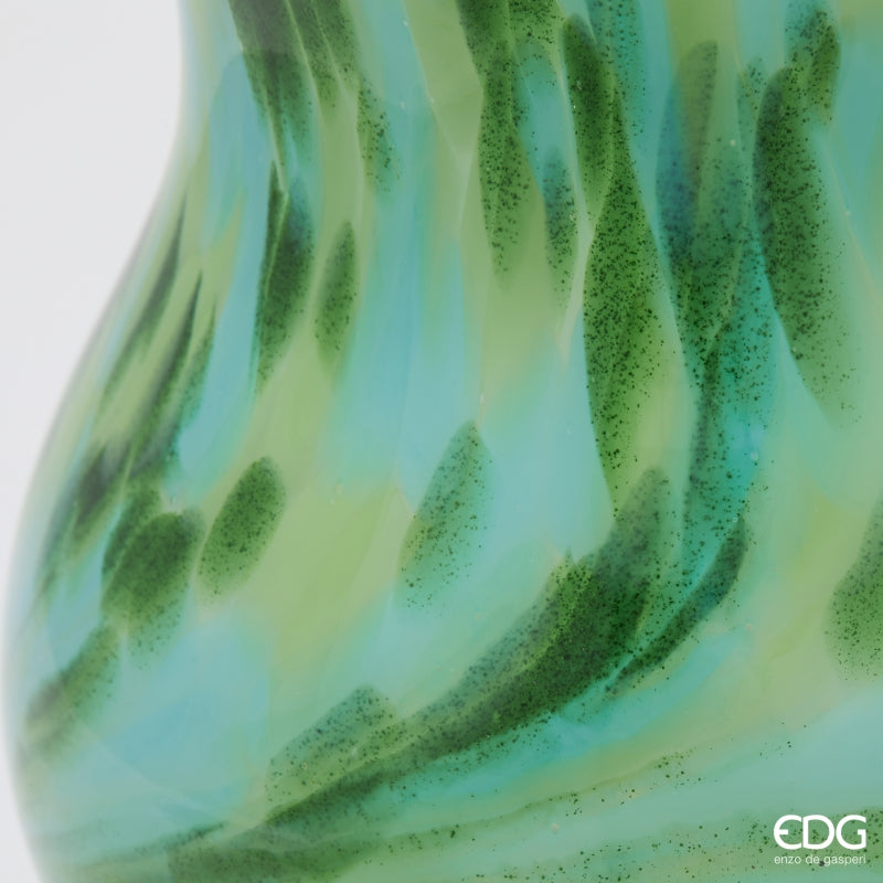 edg enzo de gasperi edg enzo de gasperi vaso macula bottiglia h 465 cm d 215 cm vetro green ean 8059824456526