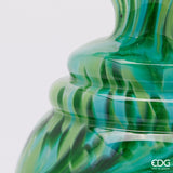 edg enzo de gasperi edg enzo de gasperi vaso macula bottiglia h 31 cm d 19 cm vetro green ean 8059824485250