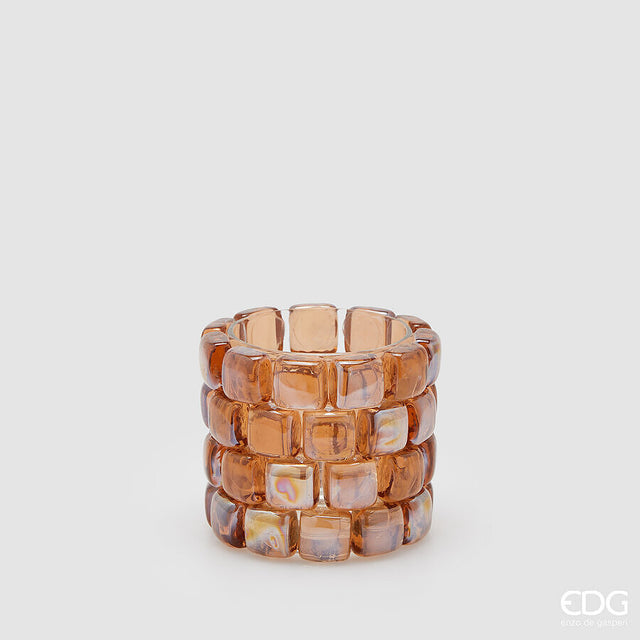 edg enzo de gasperi vaso gemme cilindro h 10 cm d 12 cm hazelnut 1 pz ean 8059824495020