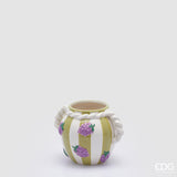 edg enzo de gasperi edg enzo de gasperi vaso lamponi h 13 d 14 cm ceramica green mix ean 8059824462299