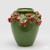 edg enzo de gasperi vaso freaky fragole anfora h 35 cm d 33 cm ceramica waterproof green red ean 8059824465313