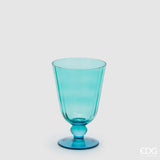 edg enzo de gasperi vaso righe coppa con piede h 15 cm d 10 cm azure ean 8059824486042