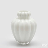 edg enzo de gasperi edg enzo de gasperi vaso chignon h 28 cm d 22 cm vetro white ean 8059824536860