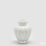 edg enzo de gasperi edg enzo de gasperi vaso chignon h 20 cm d 16 cm vetro white ean 8059824537003