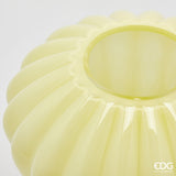 edg enzo de gasperi edg enzo de gasperi vaso diamante h 20 cm d 17 cm vetro light yellow ean 8059824537126