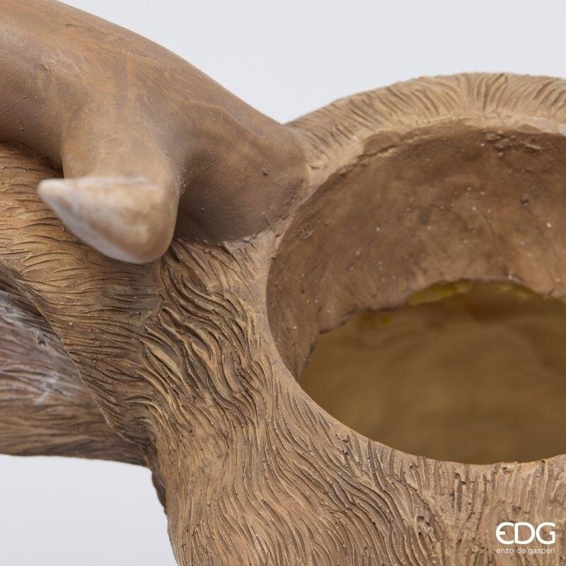 EDG Enzo De Gasperi Vase Cerf Hazelnut 37x33xH47 cm – Décoration de Noël
