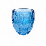 GUZZINI Verre Bas Bubbles Bleu – Verre en Plastique Coloré Design Moderne