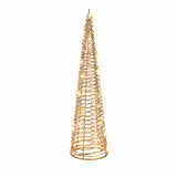Ad Trend Albero di Natale Oro 40 LED H 80 Cm Luce calda