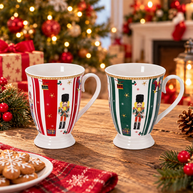 Tasse Ad Trend NBC Noël Assortie Ø12xH11 cm 1 pcs – Idée Cadeau Noël