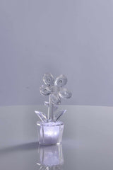 regalo italiano regalo italiano minilampada fiore da tavola ass d 6 cm h 12 cm trasparente 1 pz ean 8057586125018