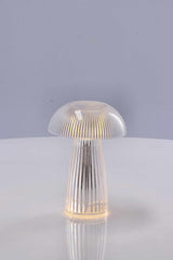 regalo italiano regalo italiano minilampada fungo da tavola ass d 85 cm h 12 cm trasparente 1 pz ean 8057586125025