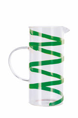 regalo italiano regalo italiano caraffa vetro 142 lt d 175 cm h 22 cm ass decorazione verde giallo rosa blu 1 pz ean 8057586125070