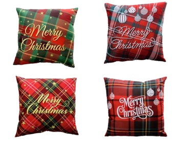 Ad Trend Cuscino Natalizio Decorativo in Tessuto Assortito 45x45 cm 1 Pz – Accessorio d'Arredo per Divano e Casa di Natale