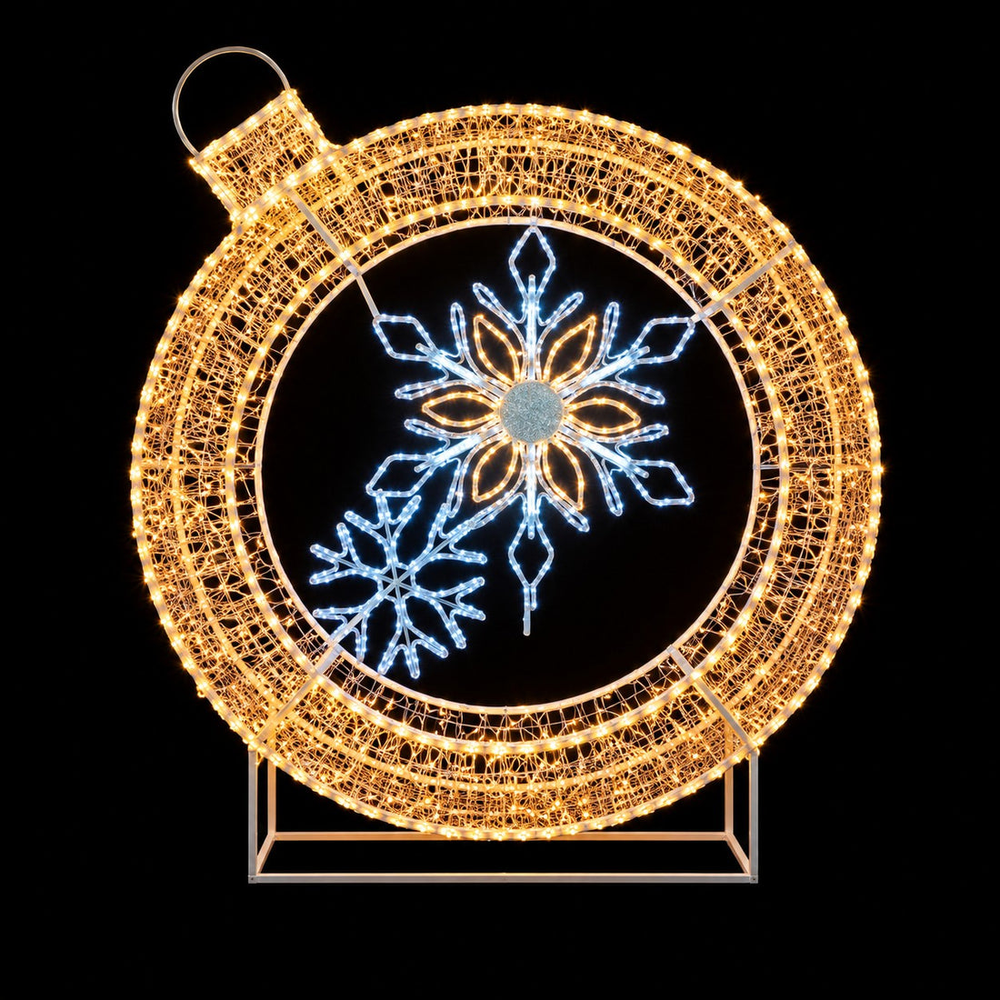 Ad Trend Boule de Noël Lumineuse 1524 LED 120x21xH137 cm – Décoration de Noël