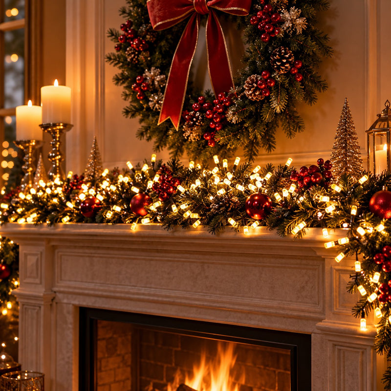 Ad Trend Chaîne Lumineuse 750 LED Blanc Chaud Extérieur avec Minuteur et Télécommande 14,98 m – Lumières de Noël