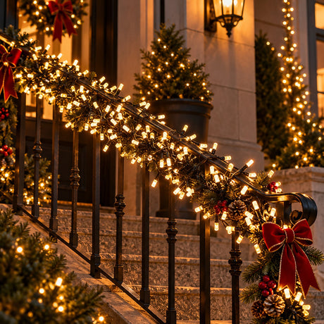 Ad Trend Chaîne Lumineuse 1000 LED Blanc Chaud Extérieur avec Minuterie et Télécommande 19,98 m – Lumières de Noël
