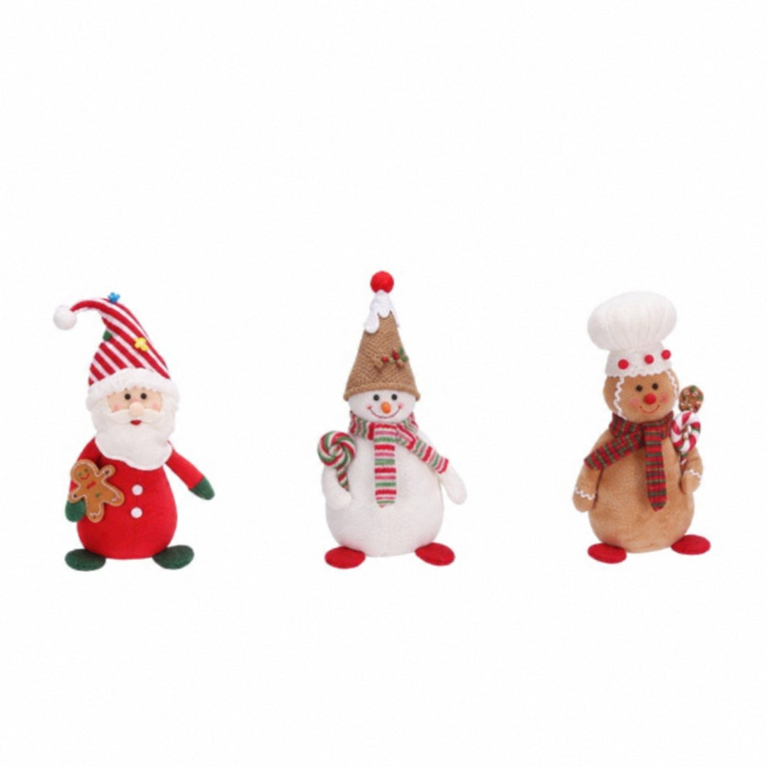 Décoration Noël Ad Trend en Tissu Assortie 17x13xH35 cm 1 Pcs – Ornement de Noël
