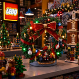 Guirlande de Noël italienne avec 13 LED 32 x 9 x 31 cm Multicolore