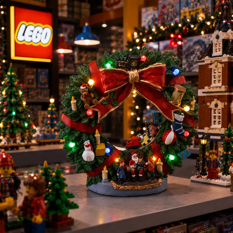 Guirlande de Noël italienne avec 13 LED 32 x 9 x 31 cm Multicolore