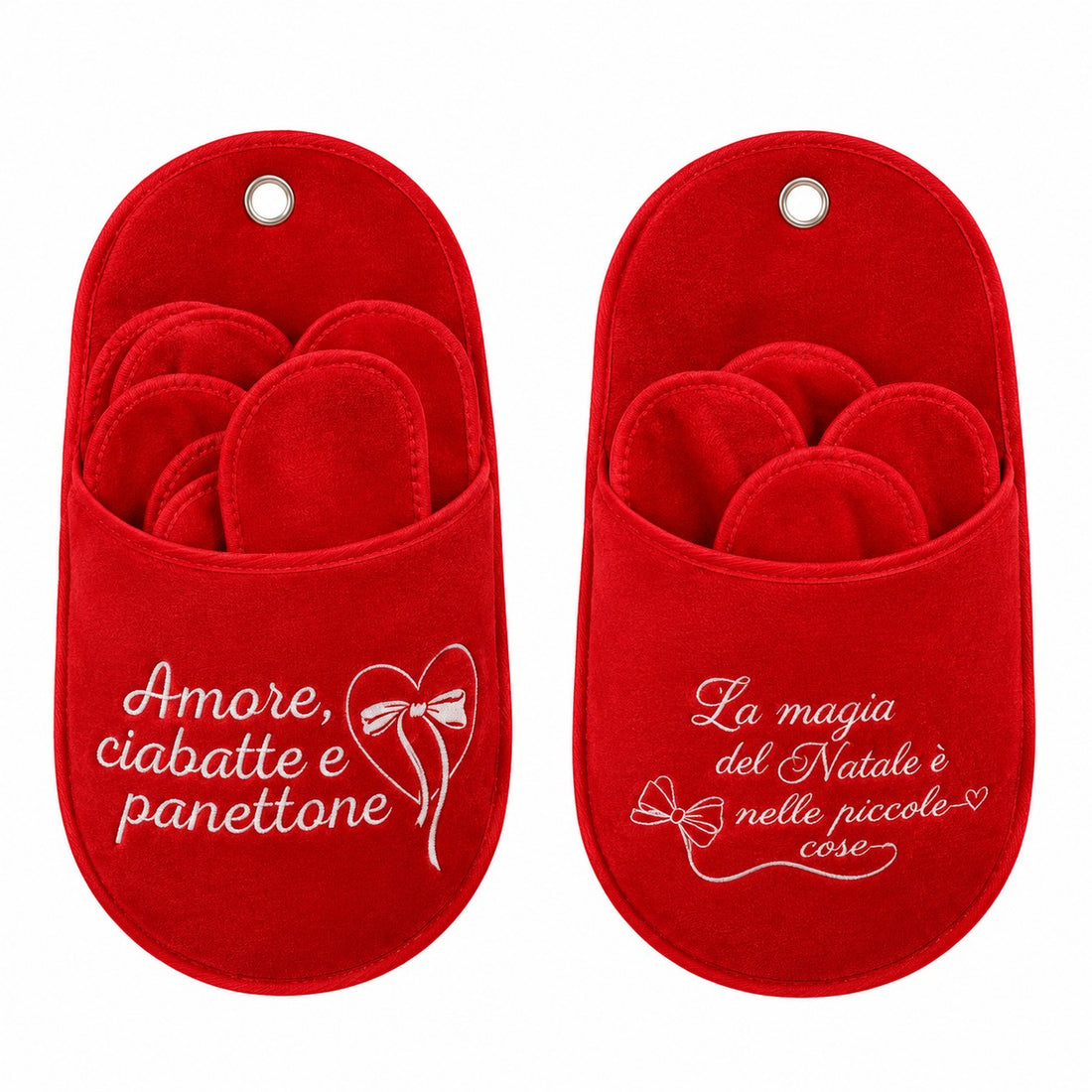 Ad Trend Ensemble 5 Paires de Pantoufles Ass. 1 Cf 26x47 cm – Coffret Cadeau Noël