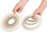 guzzini guzzini set 3 sottopentole 3in1 ring bianco beige cappuccino ean 8008392353843