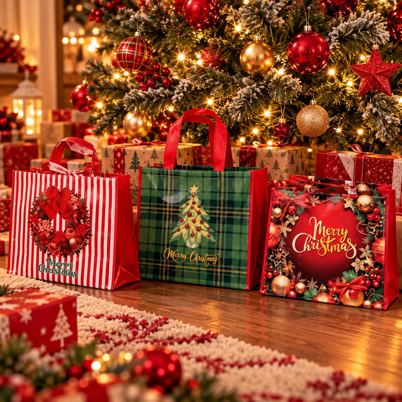 Ad Trend Borsa Natalizia in PP Assortita 43x15xH37 cm 1 Pz – Borsa Regalo di Natale