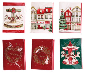 Ad Trend Carte de Vœux de Noël Musicale avec Enveloppe Assortie 15x20 cm 1 Pcs – Carte Cadeau de Noël