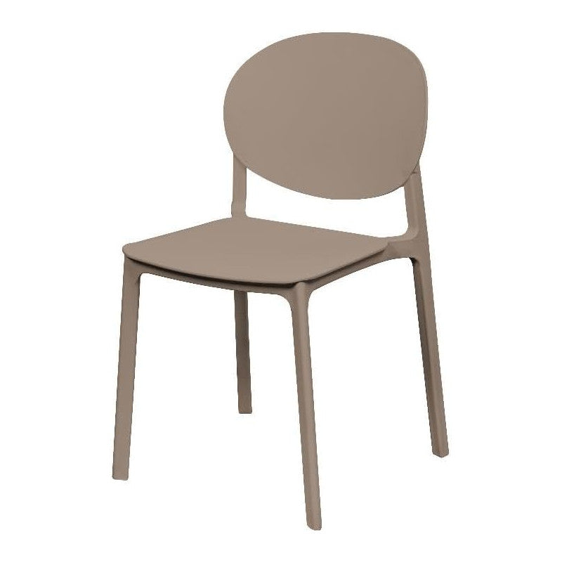 Chaise Dimo Eloise en PP Tortora