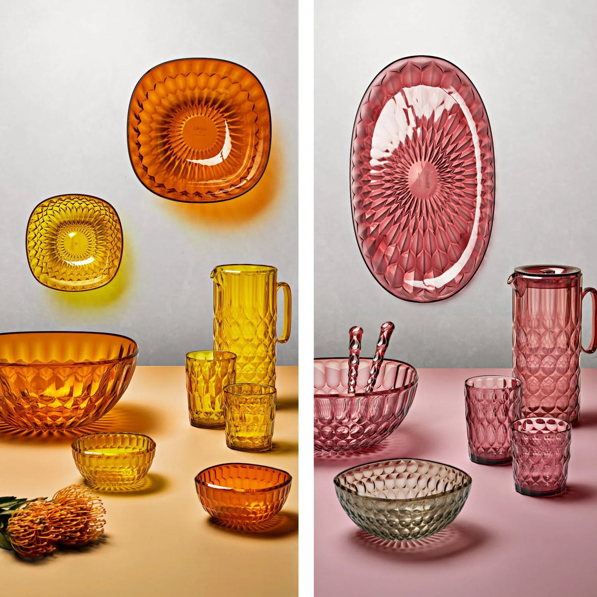 guzzini guzzini vassoio tondo grande vanity bio based d 36 cm malva ean 8008392395454