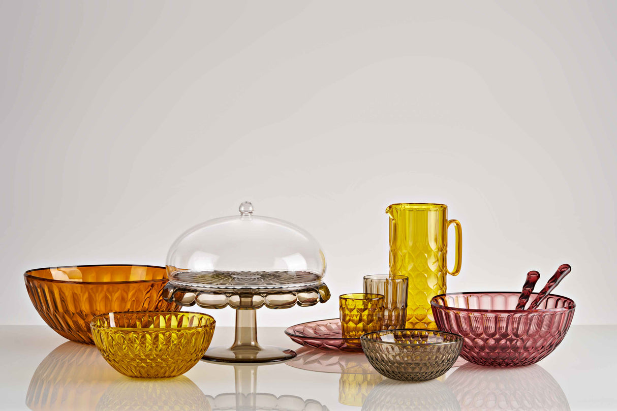 guzzini guzzini contenitore vanity bio based d 21 cm giallo zafferano ean 8008392391081