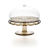 GUZZINI Support à gâteau avec cloche Vanity Bio-Based D 30 cm Fumé