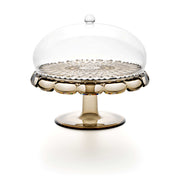 GUZZINI Support à gâteau avec cloche Vanity Bio-Based D 30 cm Fumé