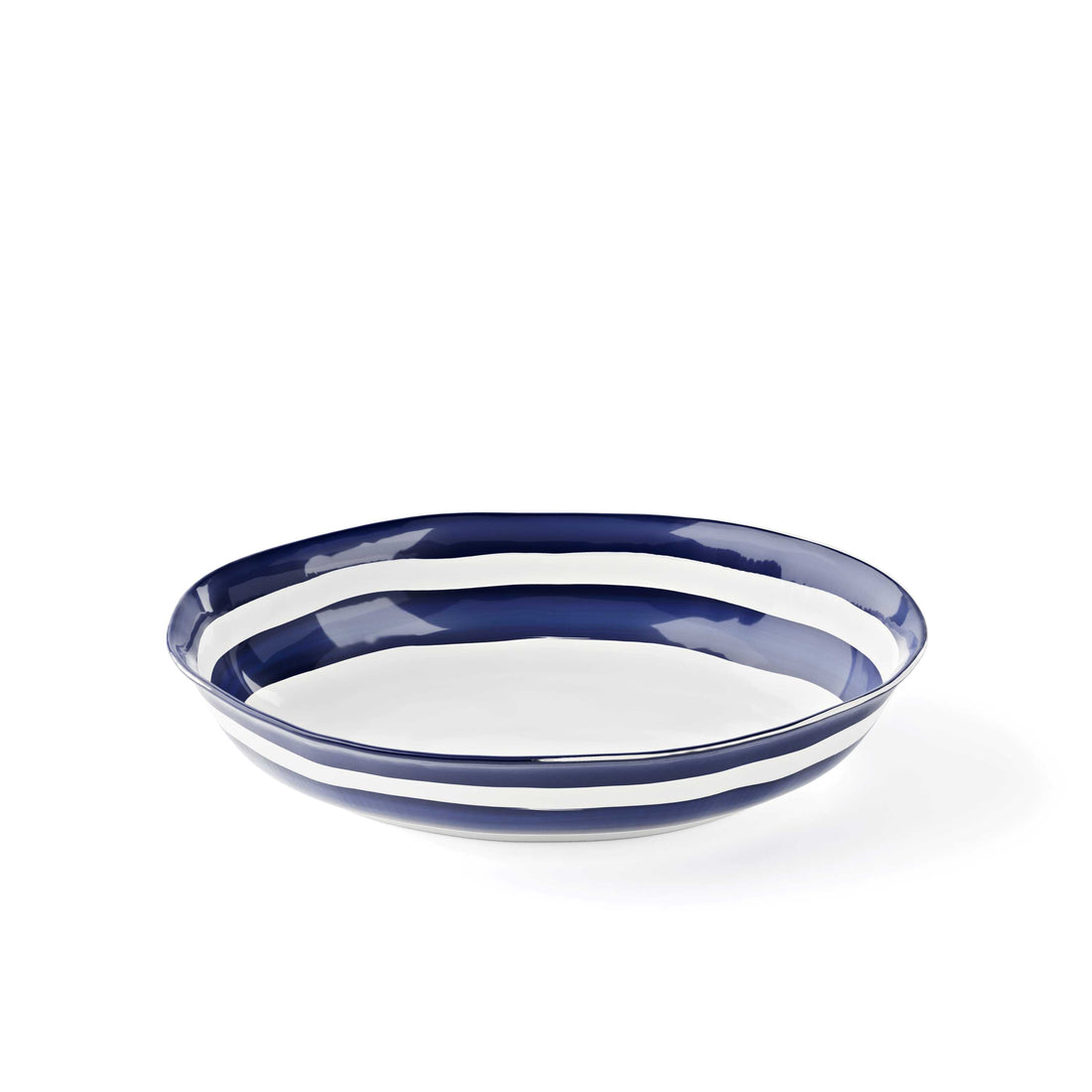 GUZZINI Riviera Plat à rôtir en mélamine 32 x 23,5 cm Blanc Bleu
