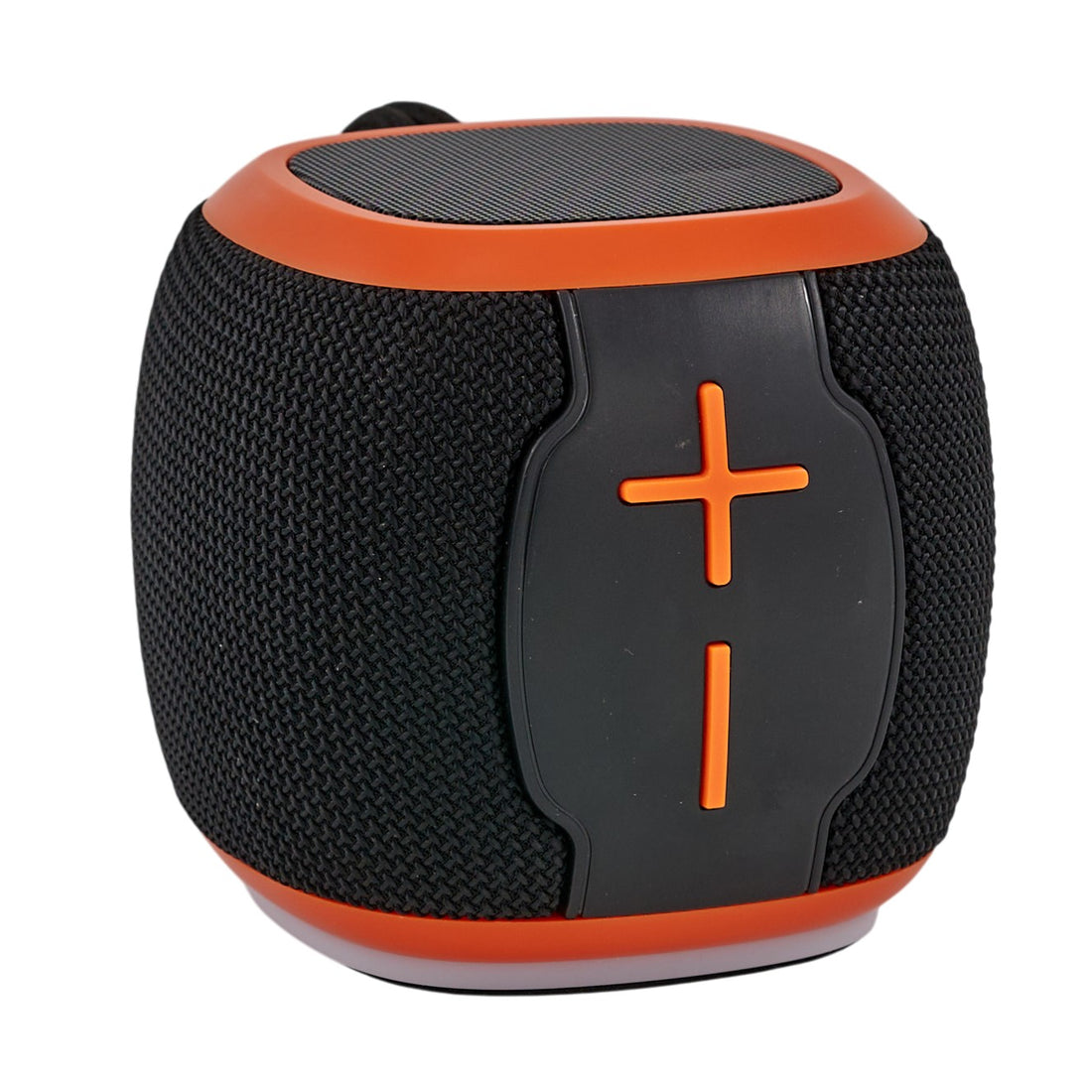 L'Arcolaio Speaker Bluetooth Cube FM Noir/Orange 10x10x9,2 cm