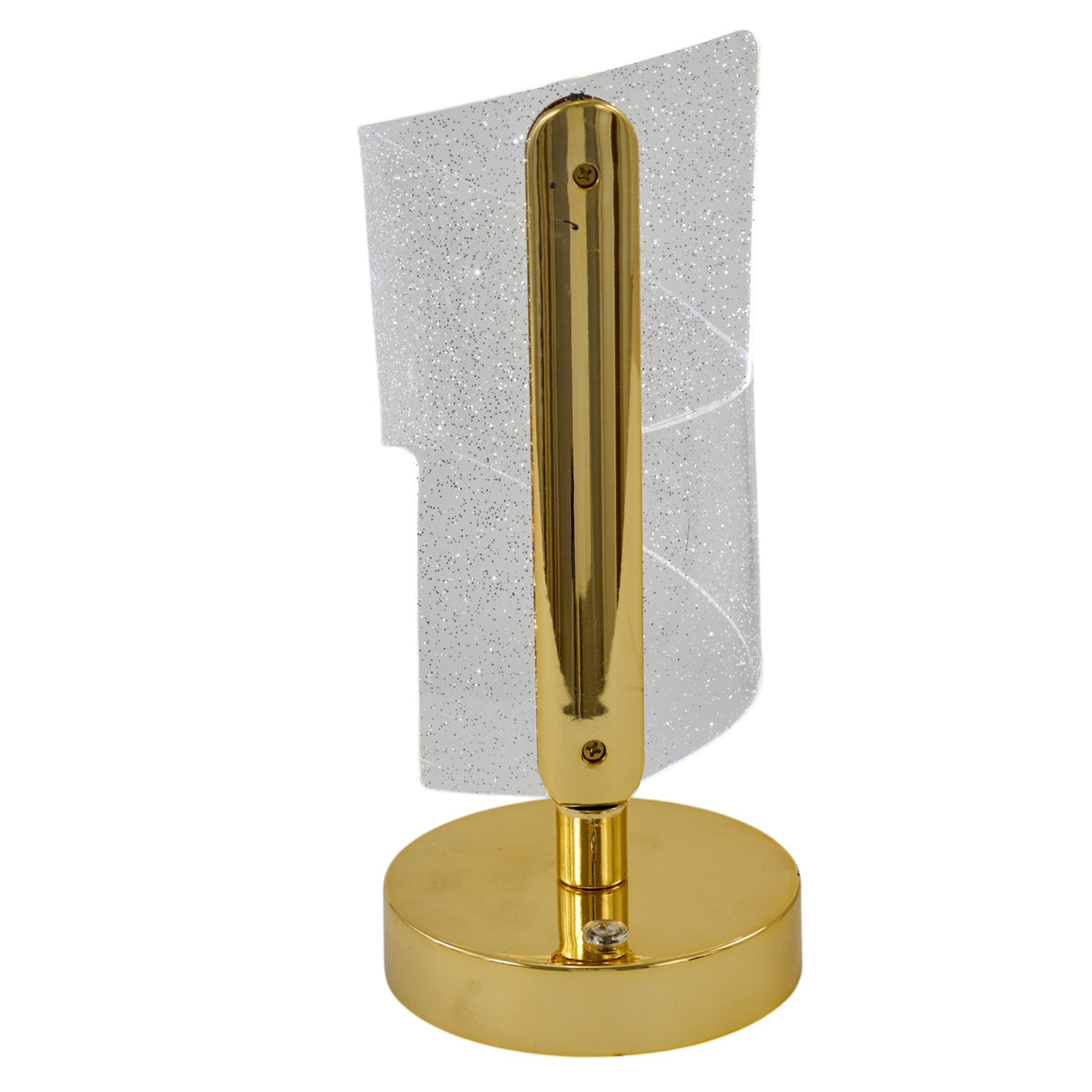 L'Arcolaio Gold & Crystal Lampada da Tavolo Spyral 8,5x18 cm Design Moderno