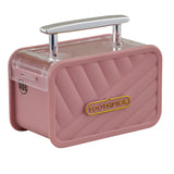 L'Arcolaio Portastuzzicadenti Valigia Rosa 7,5x5x3,5 cm Accessorio Originale per Tavola