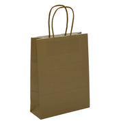 Le Sac à Provisions Kraft Or L'Arcolaio Cadeaux de Noël 18x7x24 cm Paquet de 10 pz