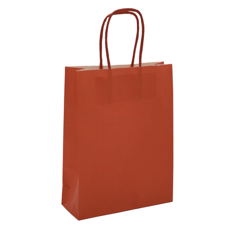 Le Sac à Provisions Kraft Rouge L'Arcolaio Cadeaux de Noël 45X15X50 Cm Lot 10 Pz