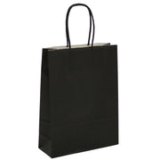 L'Arcolaio Shopper Kraft Nero Regali Natalizi 45X15X50 Cm Cf 10 Pz