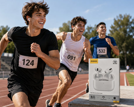 L'Arcolaio Auricolari Wireless Bluetooth TWS con Custodia di Ricarica Wireless, Hi-Fi, Autonomia 25 Ore, Bianco