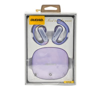 L'Arcolaio Auricolari Bluetooth Wireless TWS con Ganci Sportivi, Touch Control, Audio Hi-Fi, Custodia di Ricarica, Viola