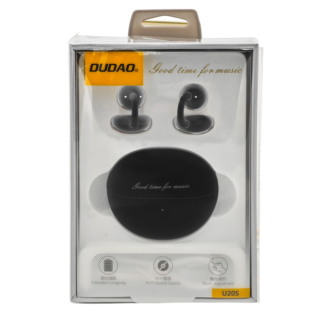 L'Arcolaio Auricolari Bluetooth Wireless TWS Open-Ear con Touch Control, Audio Hi-Fi, Custodia di Ricarica, Nero