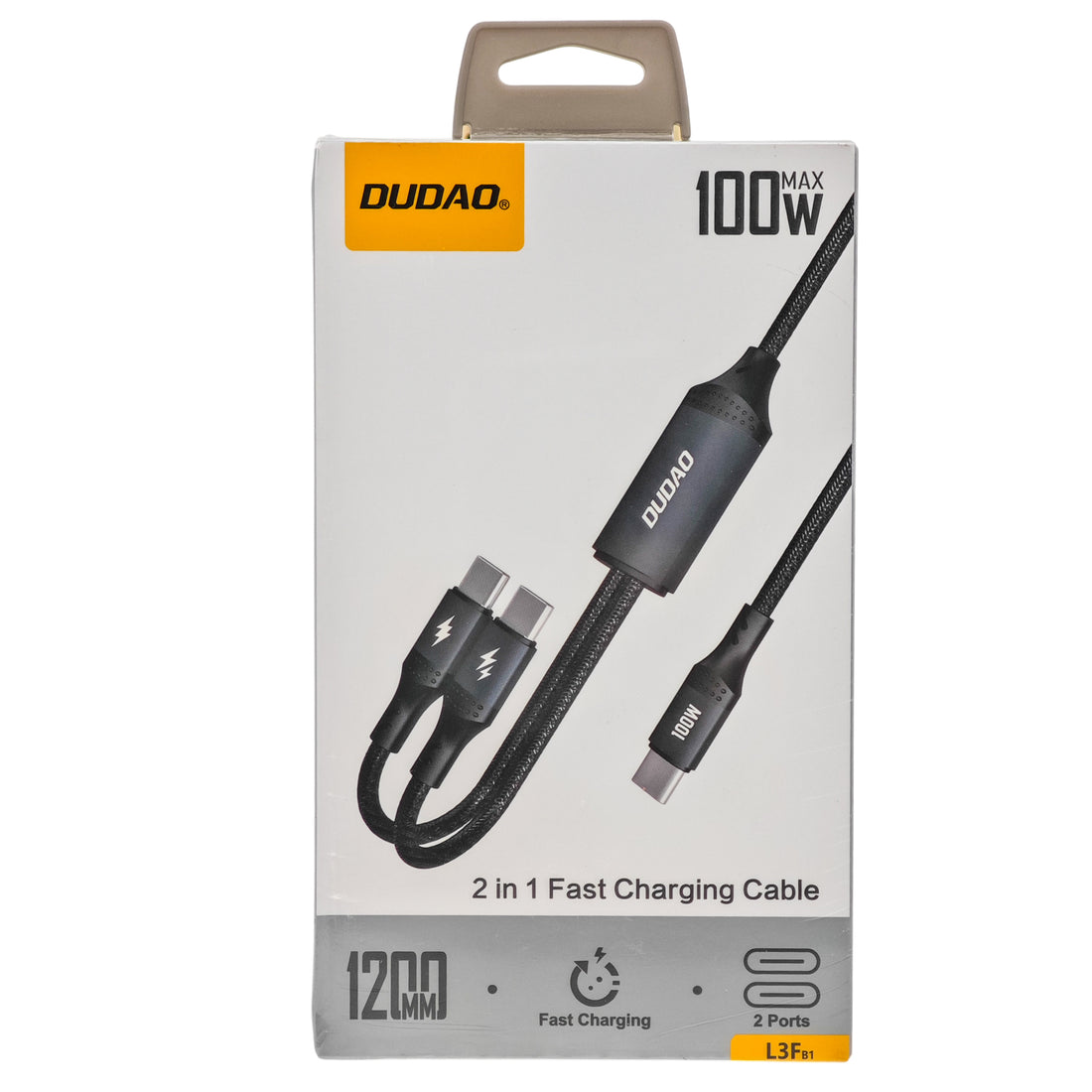 L'Arcolaio Cavo USB-C 2 in 1 Ricarica Rapida 100W 1,2 m Fast Charging