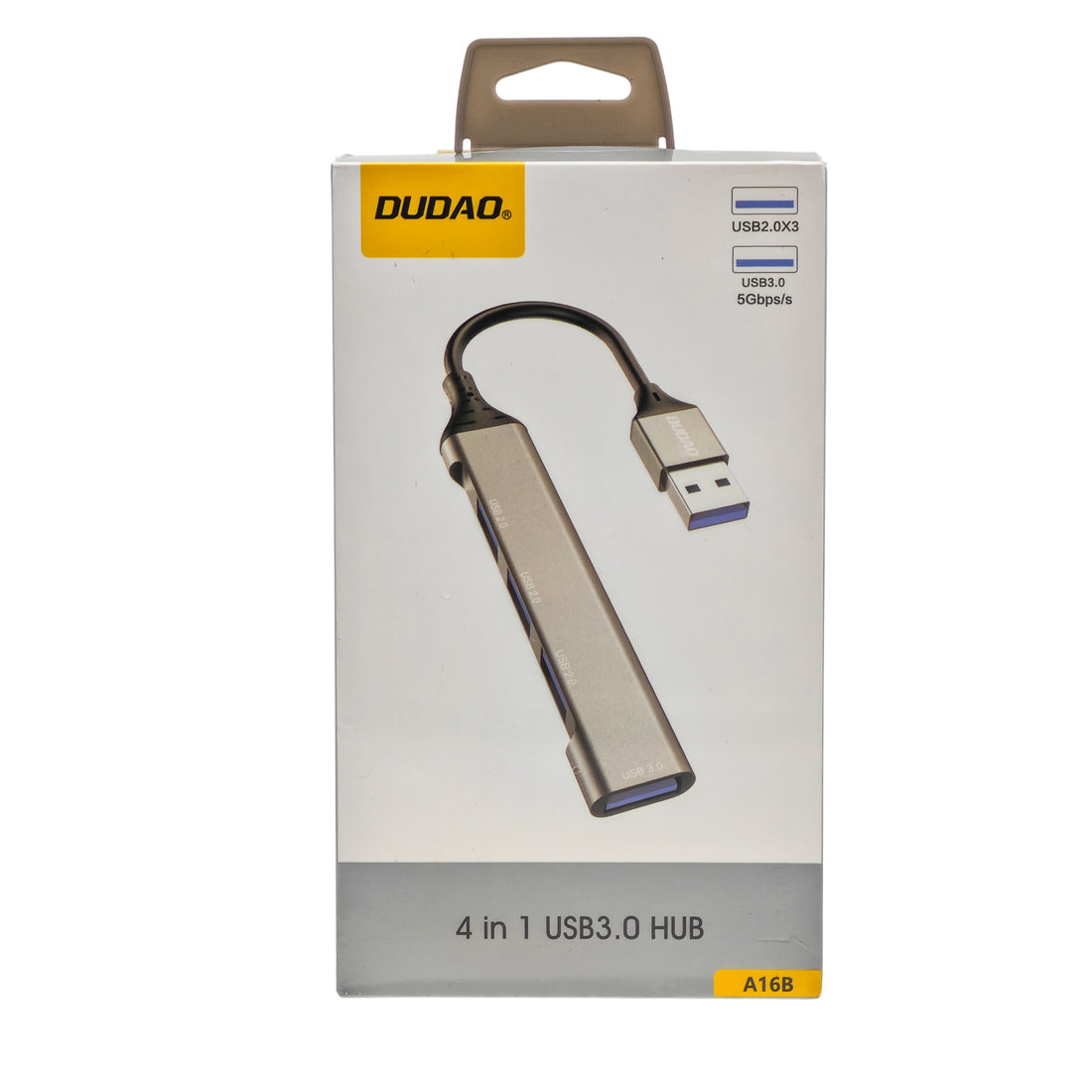 L'Arcolaio Hub USB 4 Porte USB 3.0 Alta Velocità 5 Gbps Adattatore USB Nero