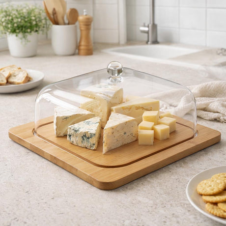 Verse Porte-fromage en bambou 28cm