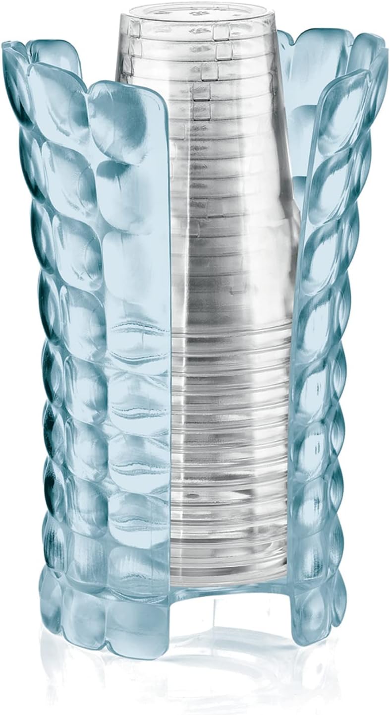 Porte-verres Tiffany GUZZINI 12 x 10,3 x H 18,3 cm Transparent