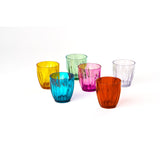GUZZINI Lot de 6 verres à eau 350 cc Multicolore
