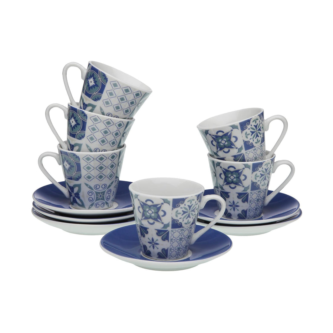 Verse SET 6 TASSES À CAFÉ AZURITA